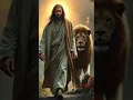 Download Lagu The Lion of Judah Walks in Glory | Powerful Cinematic Animation of Jesus 🔥🌈#faith #love #jesus