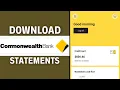 How to Get Bank Statement CommBank App Download View Bank Statement CommBank App