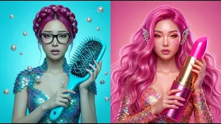 Quick Makeover: From Clumsy Geeky Mermaid to Popular Siren ✨🧜‍♀️