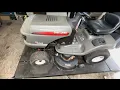 Craftsman LT 2000 Riding Mower Service