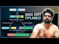 Quick Sort Algorithm Time Complexity Visual Explanation