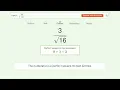 Simplify sqrt - Square Root of a Fraction Tiger Algebra Solver