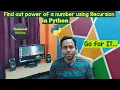 Find out power of a number using recursion in Python Python Tutorial Pycharm IDE Python