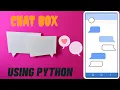 GUI CHAT PROGRAM USING PYTHON