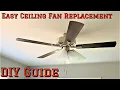 How to Replace a Ceiling Fan - DIY Step by Step Guide