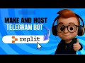 How to make telegram bot with replit