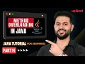 Method Overloading in Java Java Method Overloading Java Tutorial for Beginners Part 14