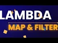 LAMBDA MAP AND FILTER - LEARN THEM ONCE AND FOR ALL Python