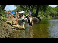 Tube floating at Camp Tomahawk
