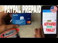 How To Activate And Register Paypal Prepaid Debit Mastercard Finally Activated