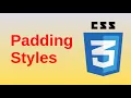 Padding styles - Basic CSS3 Fast