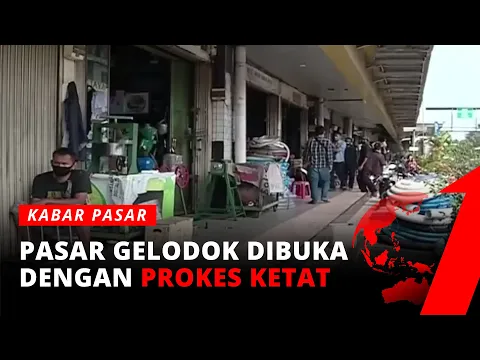 Terapkan Prokes, Pasar Glodok Sudah Beroperasi Sejak Awal Pekan