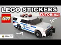 How we make Custom LEGO Stickers Quick Overview