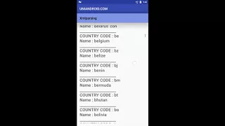 Android Xml Parsing