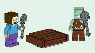 LEGO 662205 Instructions | Minecraft | Steve with Drowned Zombie | Magazine Gift