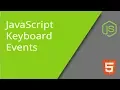 JavaScript Keyboard Events