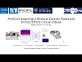 CVPR 2025 AnyCam Learning to Recover Camera Poses and Intrinsics from Casual s