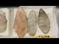 Midwest Native American Stone Spear Points Arrowheads and Stone Tools for Auction