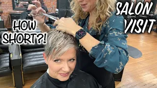 My Pixie Is About to Get SHORTER But How Short Salon Haircut