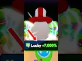 Nah, 7000% LUCK is INSANE in Bubble Gum Simulator INFINITY!