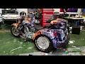 Harley Davidson WRAP Flames Smoke Skulls