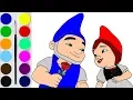 How to Draw Sherlock Gnomes Coloring Pages for Children Drawing for Kids Learn Colors