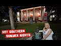 A Hot Summer Night Walking the Streets of Williamsburg Kentucky