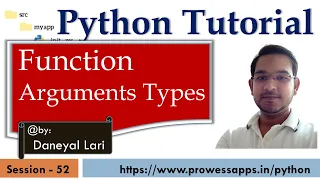 Python Tutorial for Beginners Function Argument Types Positional Keyword Default Argument