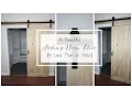 How to Install a Barn Door With our beautiful new sliding barn door