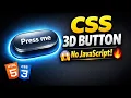 Amazing 3D Neumorphism Button Design using HTML CSS Only
