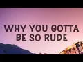 Download Lagu MAGIC - Rude (Lyrics) | Why you gotta be so rude