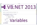 VB NET 2013 - Variables and operators