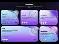 I Built a Futuristic 3D Glass Card UI Neon Parallax Web Design