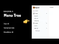 Building a menu tree using VueJs TailwindCSS and HeadlessUI