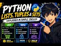 Python Lists Tuples Sets Explained in Tamil Python for Beginners Real-World Examples