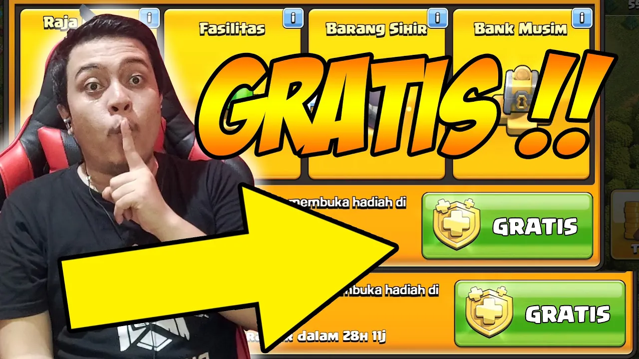 Cara membeli gems Clash of Clans COC dengan Pulsa. 