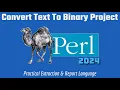 Perl Project Convert Text Into Binary Code 2024