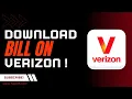 How to Download Verizon Bill