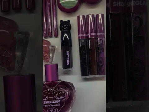COMPLETAMENTE apaixonada pela coleção Dark Romantasy da @sheglam_official