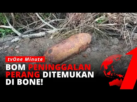 Bom Peninggalan Perang Dunia Seberat 100 Kg Ditemukan Warga Bone