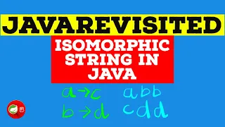 Solved - How to Check Isomorphic String in Java Example Tutorial Code Below