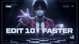 Edit 10X Faster in After Effects Using These Scripts Free Download