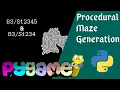 Procedural Maze Generation - Maze Generation Visualization