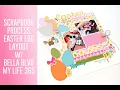 Watch Me Create The CUTEST Easter Scrapbook Layout EVER