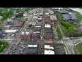 The Picturesque Market St of Corning NY on a Spring Day
