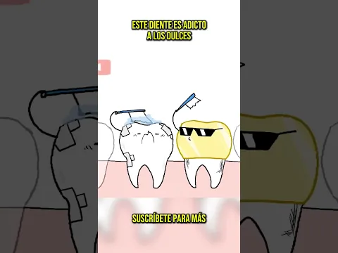 😱 Este diente es adicto a los dulces #shorts