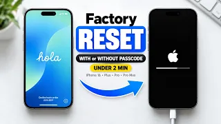 How To Reset iPhone 16 – Factory Reset With or Without Password in 2 Minutes