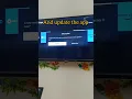 update apps in samsung smart tv #shorts #tv