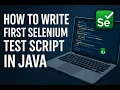 How to write first selenium test script in java