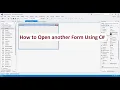 C Tutorial how to open another form using First Form in C